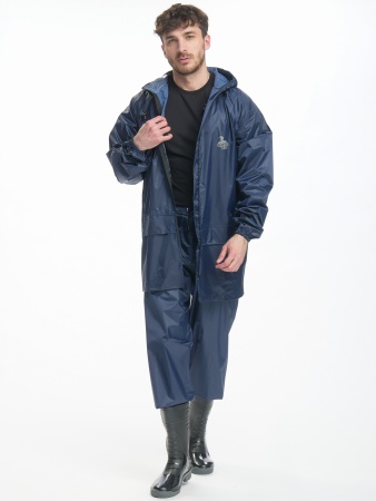 Костюм влагозащитный Тайфун (Нейлон/ПВХ,200), т.синий, арт. 17234 — изображение товара РусПак